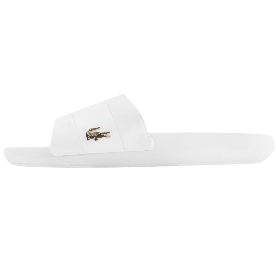 Alternative Image for ProductLacoste Croco Sliders White2